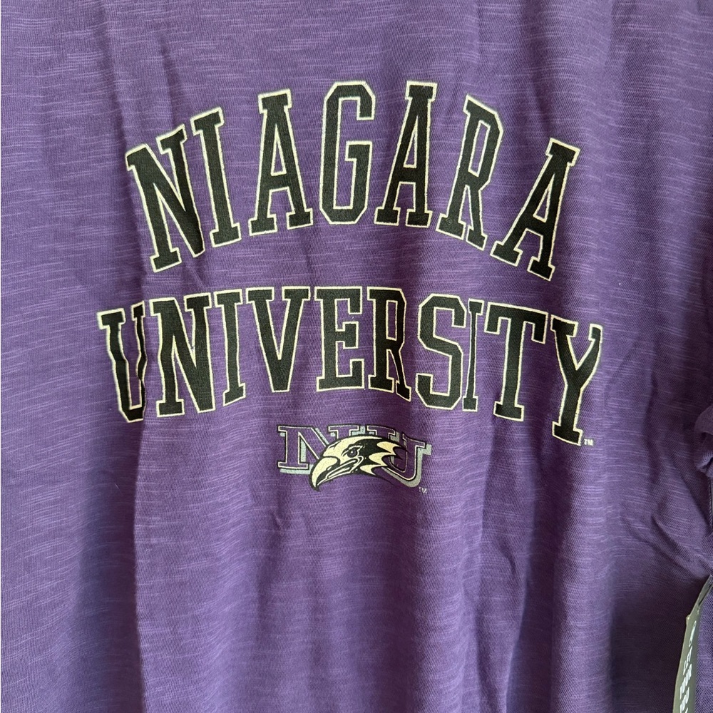 Purple Niagara University T-Shirt medium nwt - Picture 2 of 6